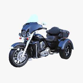 H-D Tri Glide Custom 3D